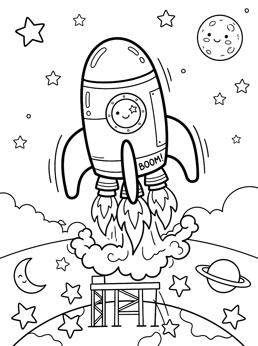 Example coloring page